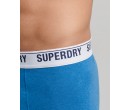 Lot de deux boxers en coton biologique Dual Logo SUPERDRY