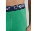 Lot de trois boxers en coton bio SUPERDRY sur cosmo-lepuy.fr
