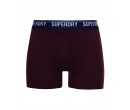 Lot de deux boxers  en coton bio SUPERDRY sur cosmo-lepuy .fr