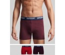 Lot de deux boxers  en coton bio SUPERDRY sur cosmo-lepuy .fr