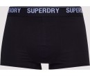 Lot de trois caleçons en coton bio SUPERDRY sur cosmo-lepuy.fr