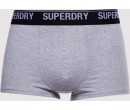 Lot de trois caleçons en coton bio SUPERDRY sur cosmo-lepuy.fr