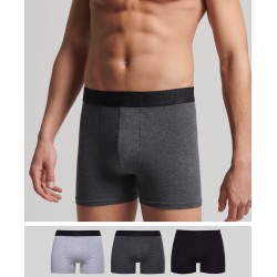 Lot de trois boxers en coton bio SUPERDRY sur cosmo-lepuy.fr