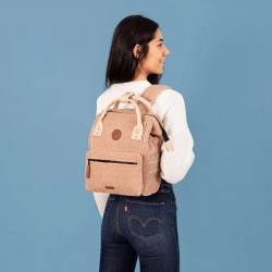 1 sac à dos mini + 2 poches / CABAIA / Manchester /  crème