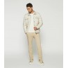 Blouson matelassé beige mastic ROX