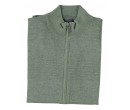 Cardigan gilet zippé Fellows united vert sur cosmolepuy