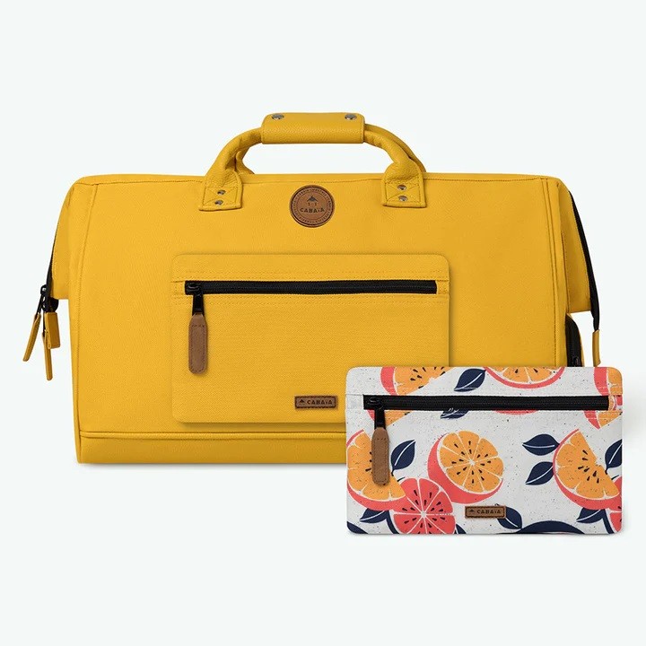 Sac de voyage jaune sales