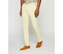 Pantalon slack slim jaune PACHELOR