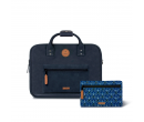 Zurich 1 sac ordinateur + 2 poches bleu foncé par Cabaia sur cosmo-lepuy.fr