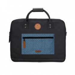 Berlin 1 sac ordinateur + 2 poches bleu foncé par Cabaia sur cosmo-lepuy.fr