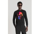 SWEAT-SHIRT AVEC IMPRIMÉ TÊTE DE MORT MULTICOLORE