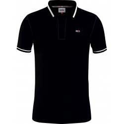 TOMMY JEANS TIPPED STRETCH - Polo sur cosmo-lepuy.fr