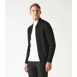 Gilet zippé col teddy noir BETED