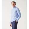 Pull col roulé bleu ciel BRUNO