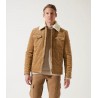 Blouson velours matelasse beige MANI