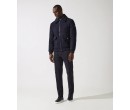 Blouson en laine col sherpa marine MATHIAS