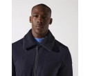 Blouson en laine col sherpa marine MATHIAS