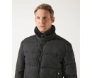 Doudoune col montant matelasse anthracite MAJORQUE