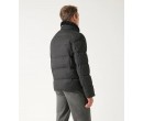 Doudoune col montant matelasse anthracite MAJORQUE