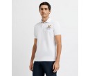 Polo nid d'abeille avec patch blanc IZAC