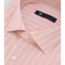 Chemise à rayures rose IZAC