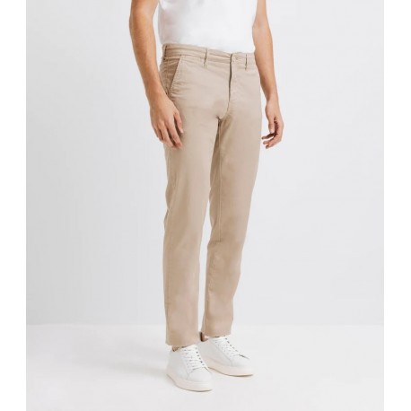 Pantalon casual stretch beige Izac