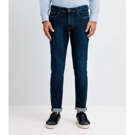 Jean homme 5 poches bleu moyen