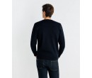 Pull col rond marine IZAC BALDY