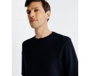 Pull col rond marine IZAC BALDY