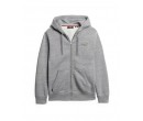 SUPERDRY Sweat à capuche zippé à logo Essential sur cosmo-lepuy.fr