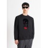 SWEAT-SHIRT NOIR IMPRIMÉ « DAVID BOWIE »
