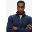 SUPERDRY Pull à col tunisien Vintage Athletic sur cosmo-lepuy.fr