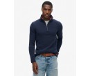 SUPERDRY Pull à col tunisien Vintage Athletic sur cosmo-lepuy.fr