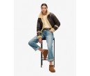 SUPERDRY Mini bottes en daim Sherpa sur cosmo-lepuy.fr