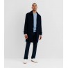 IZAC Manteau long droit marine