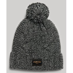 SUPERDRY Bonnet en maille torsadée sur cosmo-lepuy.fr