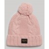 SUPERDRY Bonnet en maille torsadée