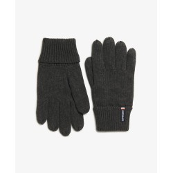 SUPERDRY Gants en maille à logo Essential sur cosmo-lepuy.fr