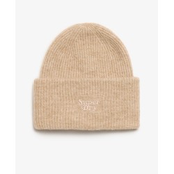 SUPERDRY Bonnet doux en maille côtelée sur cosmo-lepuy.fr