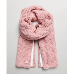 SUPERDRY Écharpe en maille torsadée sur cosmo-lepuy.fr