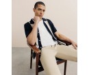 Polo boutonné marine IZAC