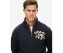 SUPERDRY Sweat à col zippé Vintage Athletic sur cosmo-lepuy.fr