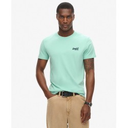 SUPERDRY T-shirt en coton bio à logo Essential sur cosmo-lepuy.fr