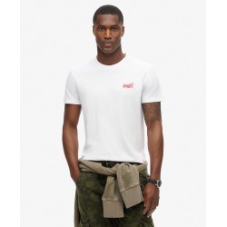 SUPERDRY T-shirt en coton bio à logo Essential sur cosmo-lepuy.fr