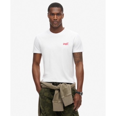 SUPERDRY T-shirt en coton bio à logo Essential sur cosmo-lepuy.fr