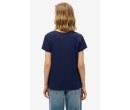 SUPERDRY T-shirt décontracté à col V et motif métallisé Suika sur cosmo-lepuy.fr