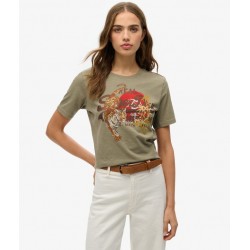 SUPEDRY T-shirt décontracté Vintage Logo Tokyo sur cosmo-lepuy.fr