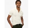 SUPERDRY Polo en maille à manches courtes sur cosmo-lepuy.fr