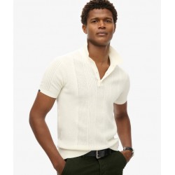 SUPERDRY Polo en maille à manches courtes sur cosmo-lepuy.fr