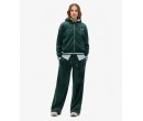 SUPERDRY Sweat à capuche zippé en velours Country Club sur cosmo-lepuy.fr